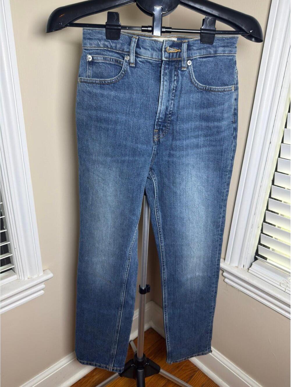Everlane The Way High Slim Jeans‎ 25 Short NWT High Rise Low Stretch Denim